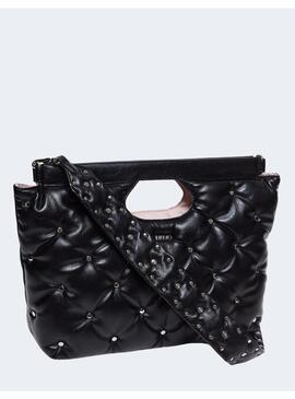 Bolso Tote Liu Jo negro tachuelas para mujer