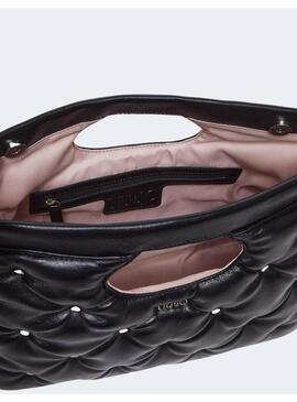 Bolso Tote Liu Jo negro tachuelas para mujer