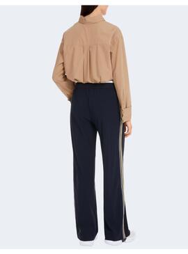 Pantalon Marccain marino tejido tecnico para mujer