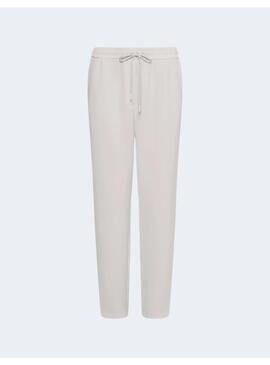 Pantalon Marella Abitata blanco jogger para mujer