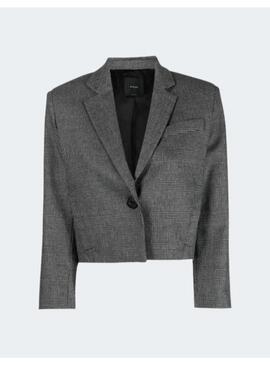 Blazer Crop Príncipe de Gales