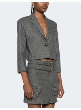 Blazer Crop Príncipe de Gales