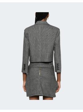Blazer Crop Príncipe de Gales