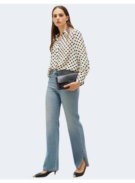 Camisa Marella Conio lunares seda para mujer
