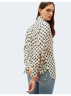 Camisa Marella Conio lunares seda para mujer