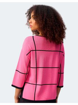 Jersey joseph ribkoff rosa para mujer