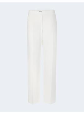 Pantalon Marccain blanco crepe para mujer