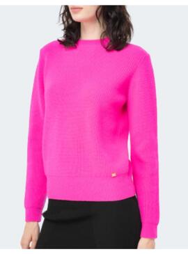 Jersey Fluor Rosa Mezcla Cachemira