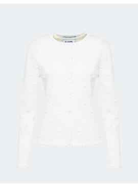 Cardigan blugirl rosas blanco para mujer