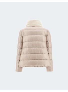 Chaqueta Herno Pelo Delantero Beige