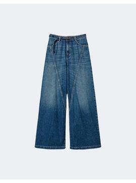 Jean twinset ancho cinturón para mujer