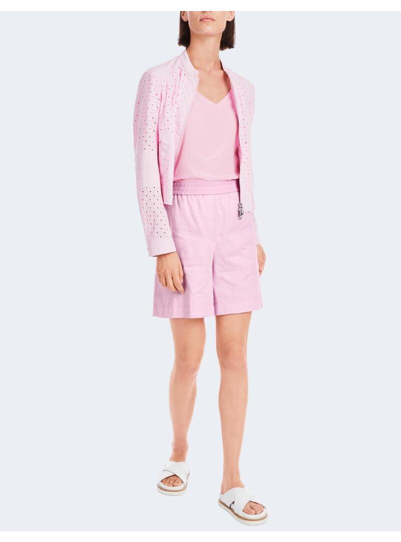 Bermuda Marccain rosa lino para mujer