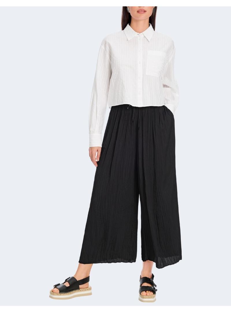 Pantalón Marccain negro plisado para mujer
