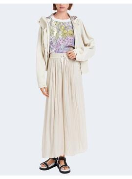 Pantalón Marccain beig plisado para mujer