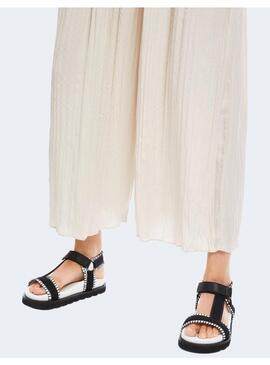 Pantalón Marccain beig plisado para mujer