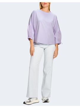Sudadera Marccain lila para mujer