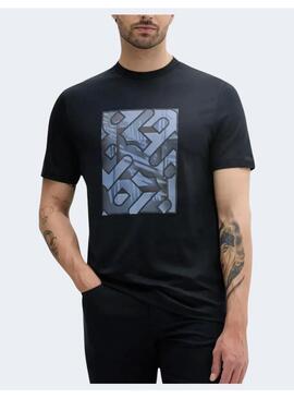Camiseta Taut Front Print Navy