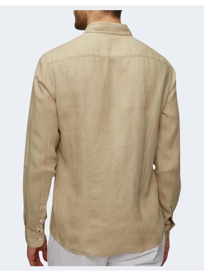 Camisa Roan Lino Beige