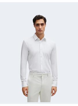 Camisa Hank Microlines White