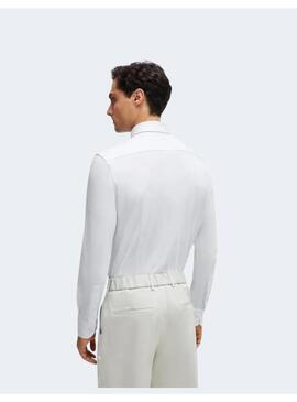 Camisa Hank Microlines White