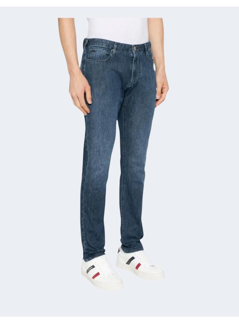 Jeans Confort Med Blu