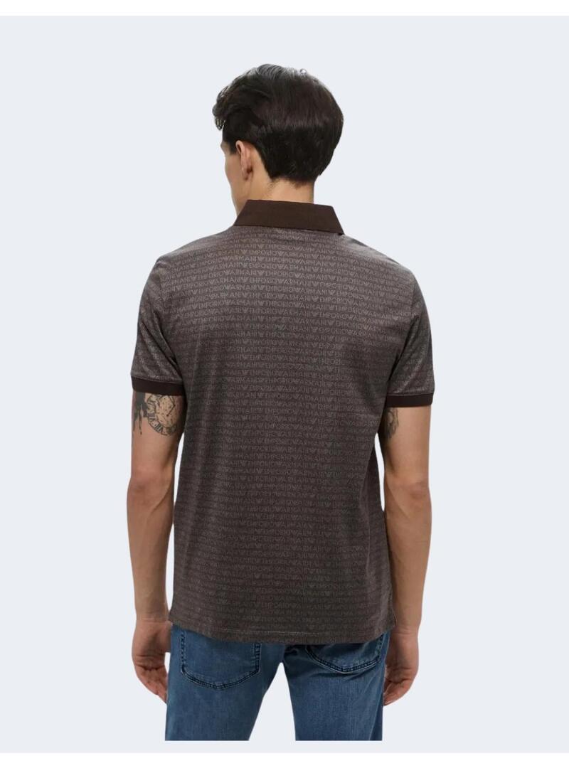 Polo Logo Jacquard Brown