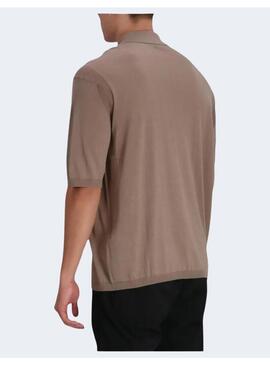 Polo Jersey Zip Roasted