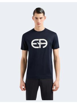 Camiseta Big EA Logo Navy