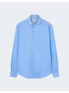 Camisa Rossini  Lino Light Blue
