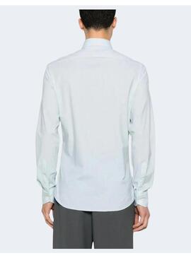 Camisa Rossini Lino Green Plain