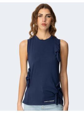 Camiseta tirantes elisabetta franchi marino  mujer