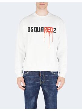 Sudadera Blood Logo White