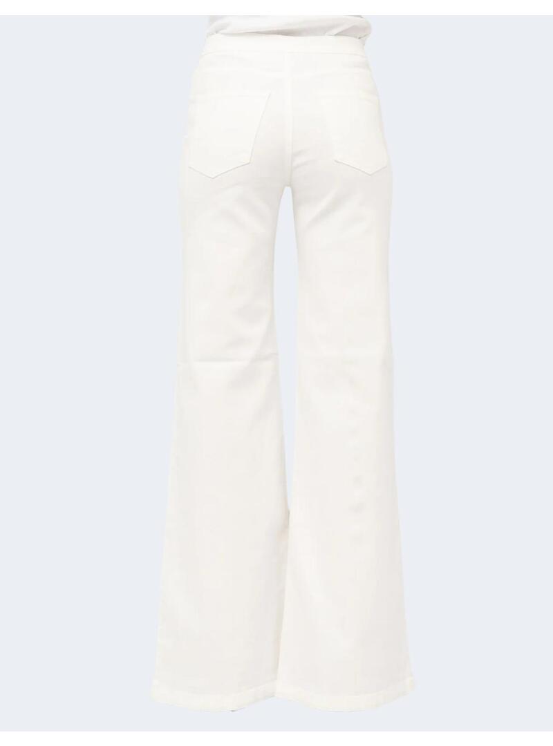 Jean twinset blanco para mujer
