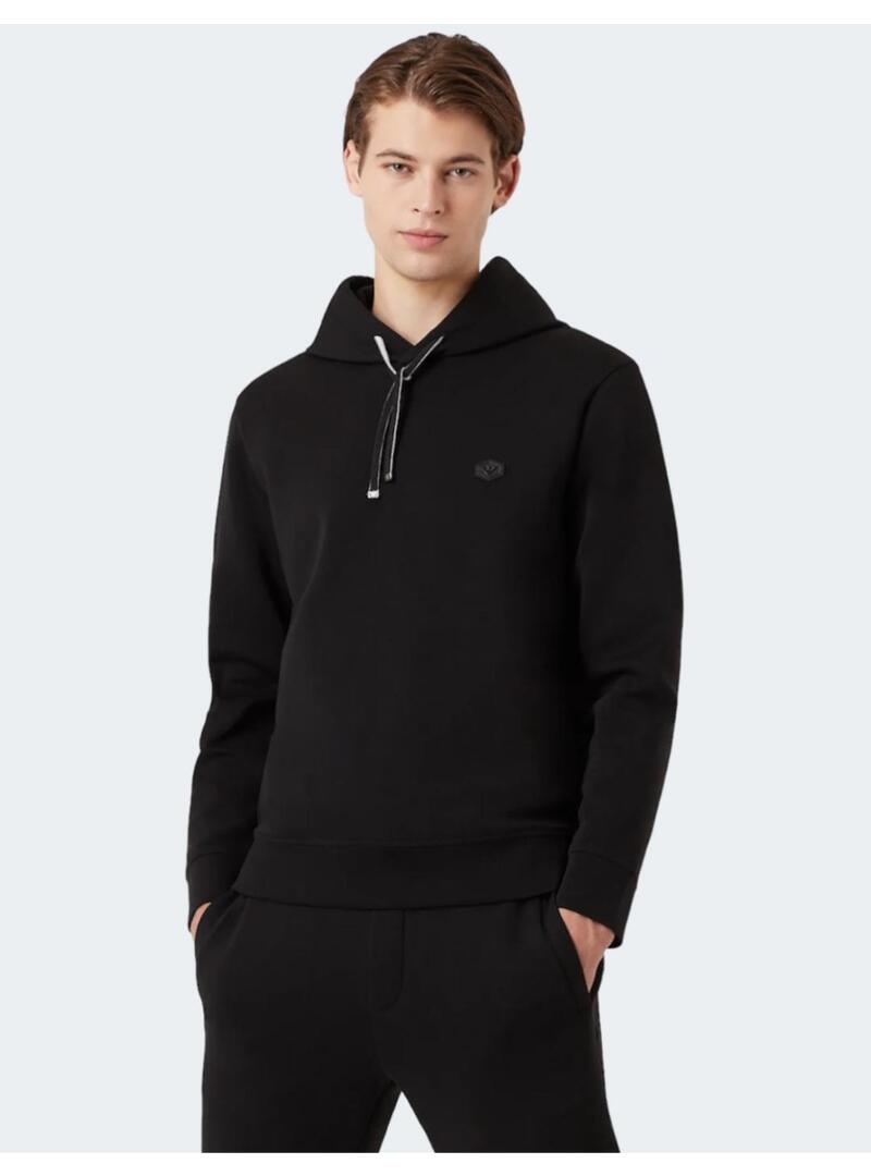 Sudadera Essential Hood Black